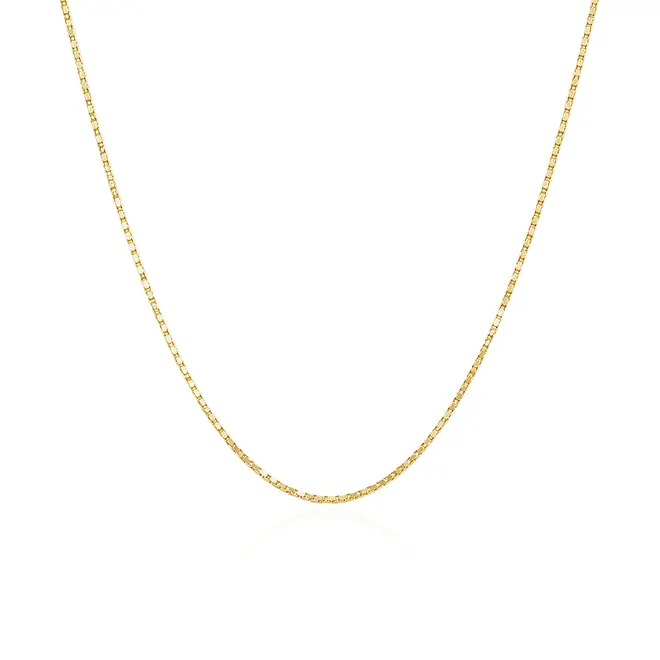 Corrente Malha Veneziana de Ouro Amarelo 124768
