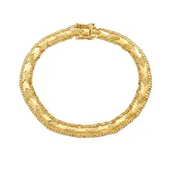 Pulseira Vintage de Ouro Amarelo.