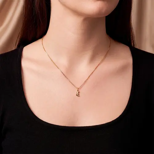 Pingente Lua em Ouro Amarelo 18K
