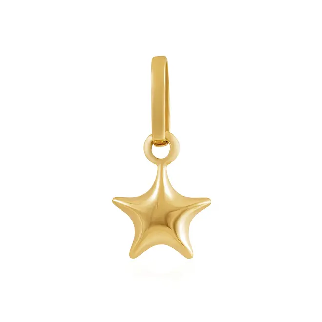 Pingente Estrela em Ouro Amarelo 18K