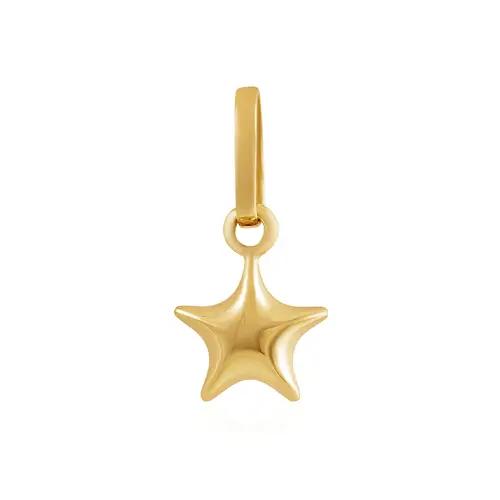Pingente Estrela em Ouro Amarelo 18K