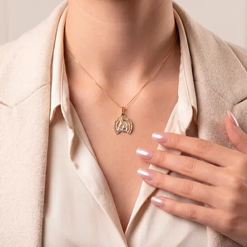 Pingente Cavalo em Ouro Amarelo 18K