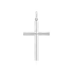 Pingente Crucifixo em Ouro Branco 18K