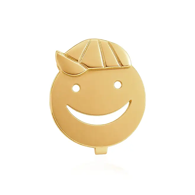 Pingente Rosto Menino em Ouro Amarelo 18K