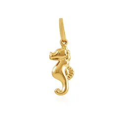 Pingente de Ouro Amarelo 18K Cavalo Marinho