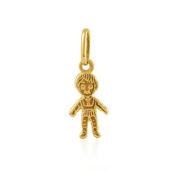 Pingente de Ouro Amarelo 18K Menino