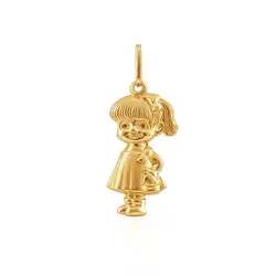 Pingente Menina em Ouro Amarelo 18K