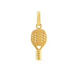 Pingente Raquete em Ouro Amarelo 18K 125013