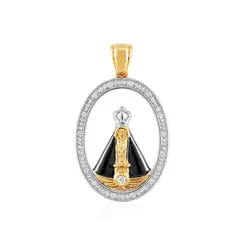 Pingente Nossa Senhora em Ouro Amarelo 18K 125014