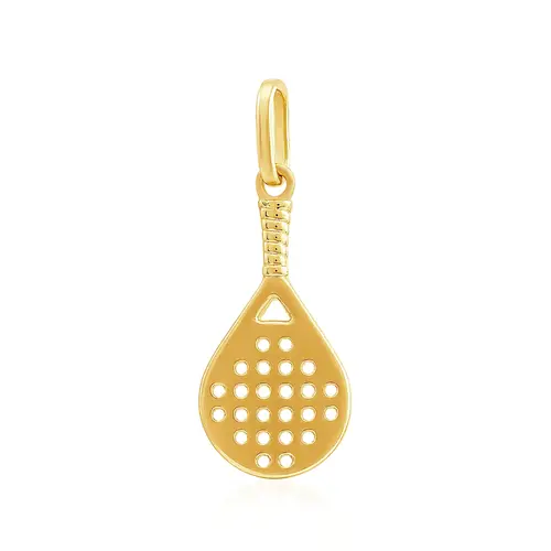 Pingente Raquete em Ouro Amarelo 18K 125016
