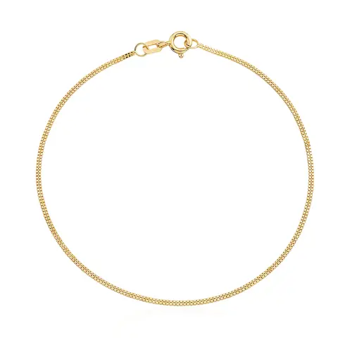 Pulseira Malha Veneziana em Ouro Amarelo.
