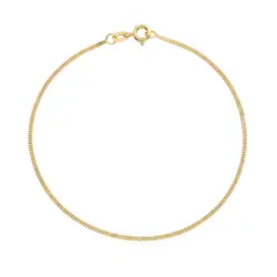 Pulseira Malha Veneziana em Ouro Amarelo.