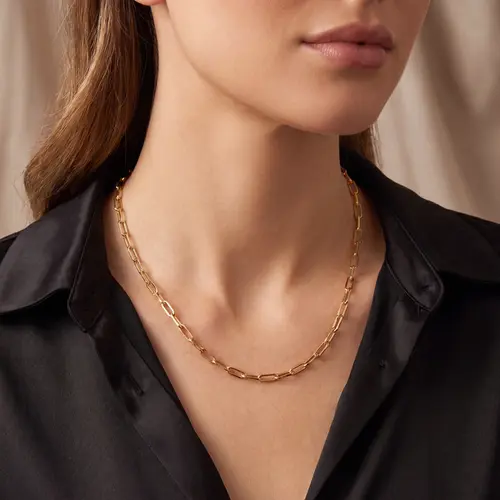 Corrente Elos Cartier de Ouro Amarelo 125029
