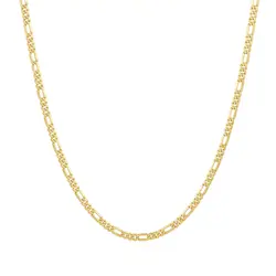 Corrente Elos Figaro em Ouro Amarelo  125030