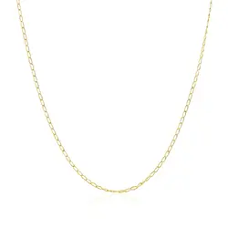 Corrente Elos Grumet Longa em Ouro Amarelo  125035