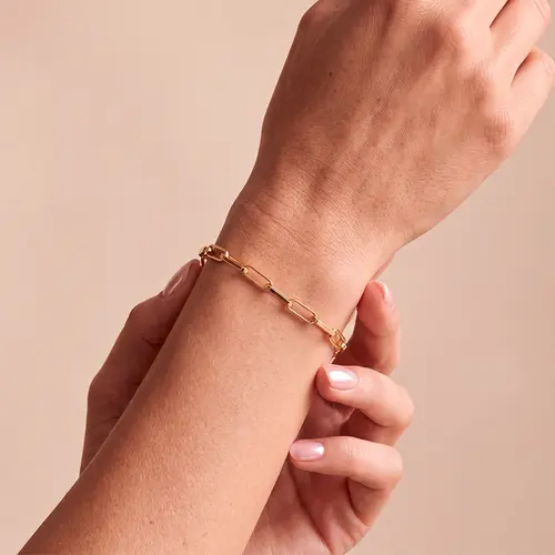 Pulseira Elos Cartier de Ouro Amarelo 125039