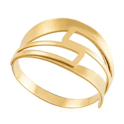 Anel Vazado em Ouro Amarelo 18K