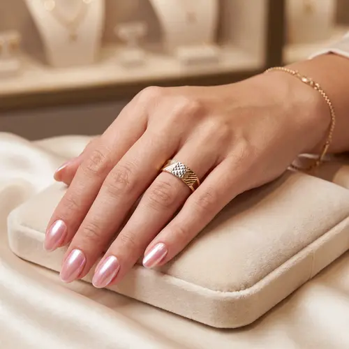 Anel Ouro 3 Cores 18K