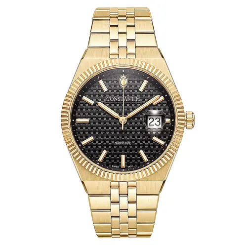 Relógio Constantim Gold Black