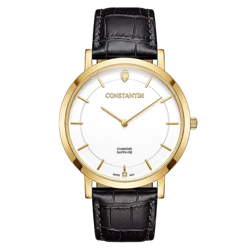 Relógio Constantim Slim Gold Diamond 125314
