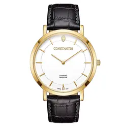 Relógio Constantim Slim Gold Diamond 125314