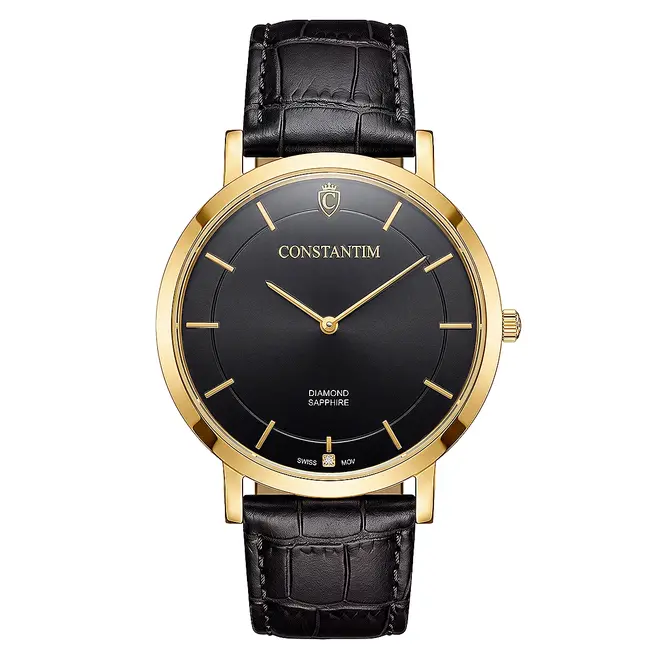 Relógio Constantim Slim Gold Diamond 125315