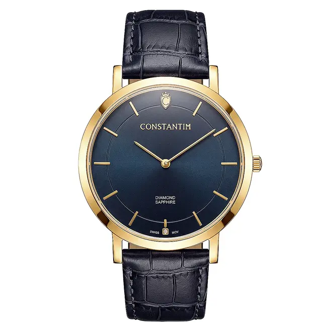 Relógio Constantim Slim Gold Diamond 125316