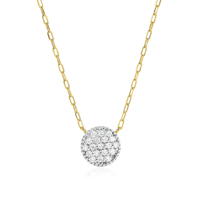 Pingente Chuveiro Ouro Amarelo com Diamantes