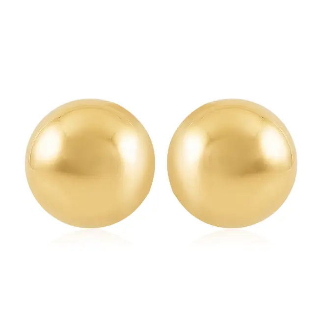 Par de Brincos Esferas em Ouro Amarelo 125438