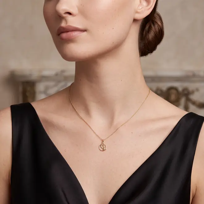 Pingente Mãe de Ouro Amarelo com Diamante.