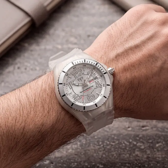 Relógio Masculino TechnoMarine com Calendário Duplo