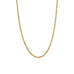 Corrente Malha Corda de Ouro Amarelo 126175