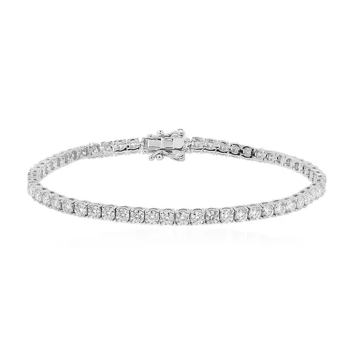 Pulseira Riviera de Prata com 53 Diamantes de Laboratório 126075