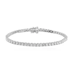Pulseira Riviera de Prata com 53 Diamantes de Laboratório 126075