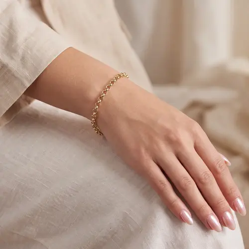 Pulseira em Ouro Amarelo 18k Elos Portugueses