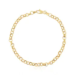 Pulseira em Ouro Amarelo 18k Elos Portugueses