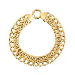 Pulseira em Ouro Amarelo 18k Elos Infinito