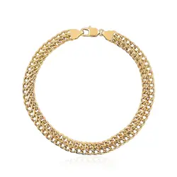Pulseira em Ouro Amarelo 18k Elos Infinito  126311