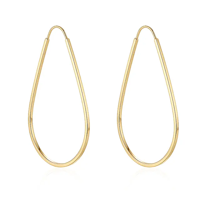 Par de Brincos Gota em Ouro Amarelo 18K
