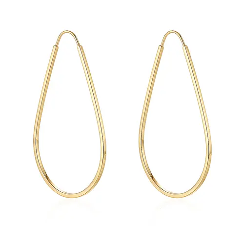 Par de Brincos Gota em Ouro Amarelo 18K