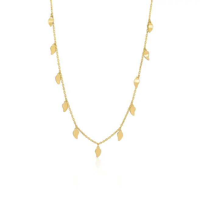 Corrente com Berloques Pimentas de Ouro Amarelo 18k 126342 126342