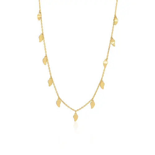 Corrente com Berloques Pimentas de Ouro Amarelo 18k 126342 126342