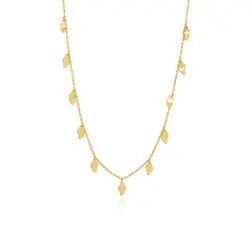 Corrente com Berloques Pimentas de Ouro Amarelo 18k 126342 126342