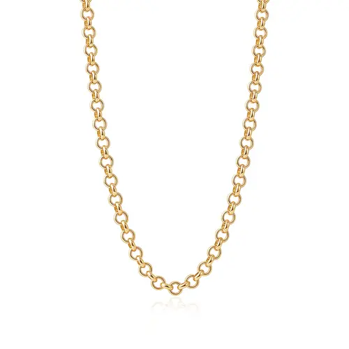 Corrente Elos Portugueses em Ouro Amarelo 18k  126340