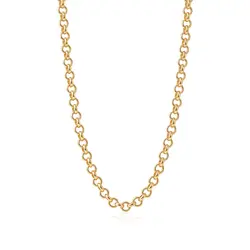 Corrente Elos Portugueses em Ouro Amarelo 18k  126340