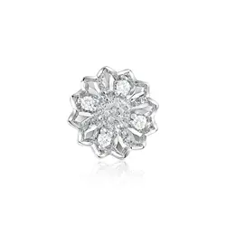 Pingente Chuveiro de Ouro com 4 Diamantes